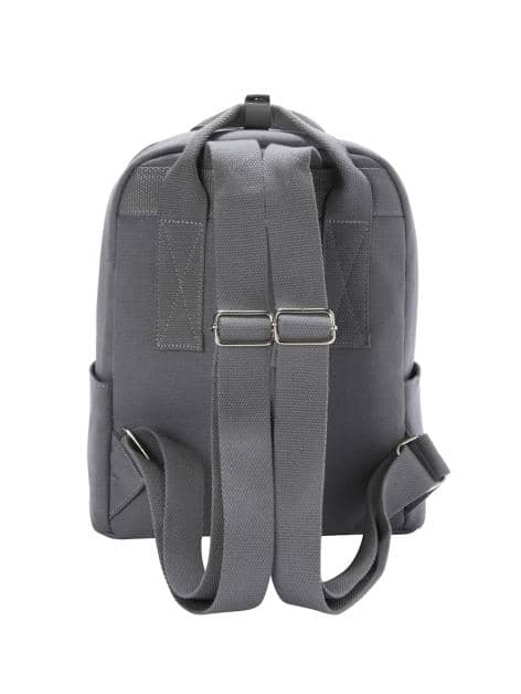 Rucksack mit aufgesetztem Reißverschlussfach Grau | One Size